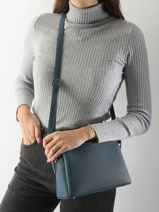 Cross Body Tas Alpes David jones Blauw alpes CM6926A-vue-porte